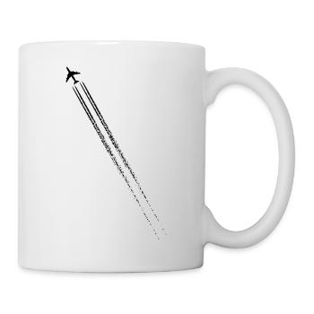 Avion - Mug blanc - blanc - Droite