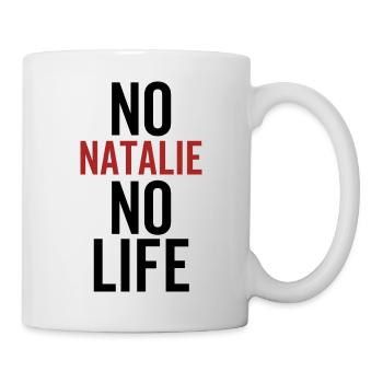 Keine Natalie Kein Leben - Tasse - Weiß - Rechts