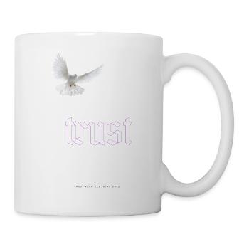 faith trust loyal - Tasse - Weiß - Rechts