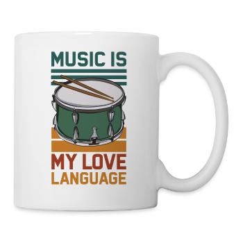 music is my love language - Mug - white - Right