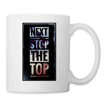 Next Stop The Top - Tasse - Weiß - Rechts