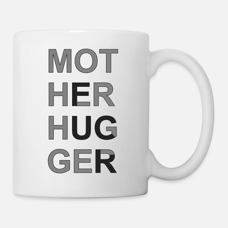 motherhugger - Tasse - Weiß