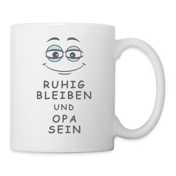 Opa sein - Tasse - Weiß - Rechts