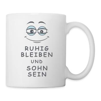 Sohn sein - Tasse - Weiß - Rechts