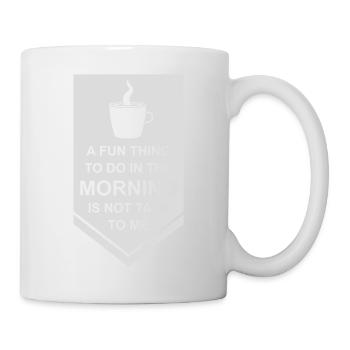not talk to me - Tasse - Weiß - Rechts