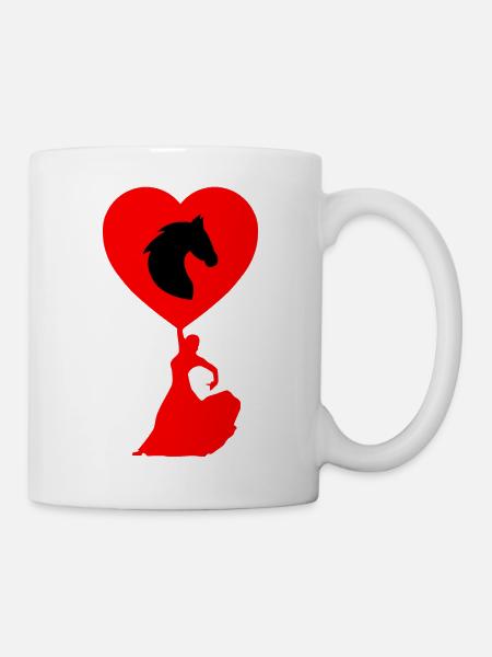 Pferd - Tasse - Weiß
