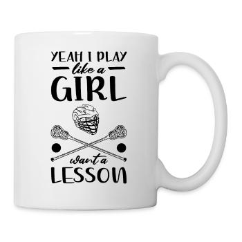 Lacrosse Girls - Mug - white - Right
