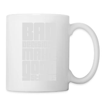 bad decisions great stories - Mug - white - Right