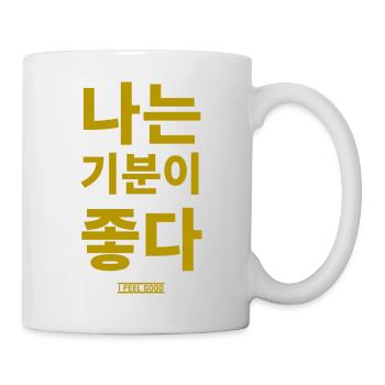 Coréen - Mug blanc - blanc - Droite