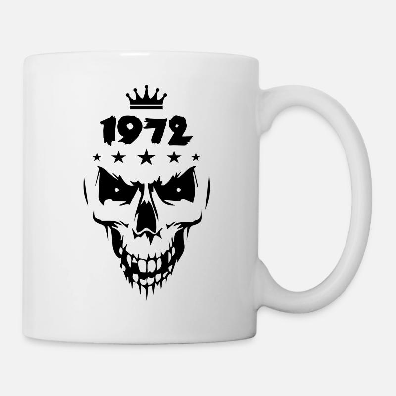 1972 Totenkopf - Tasse - Weiß