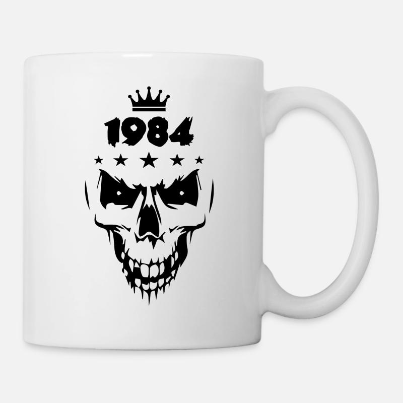 1984 Totenkopf - Tasse - Weiß