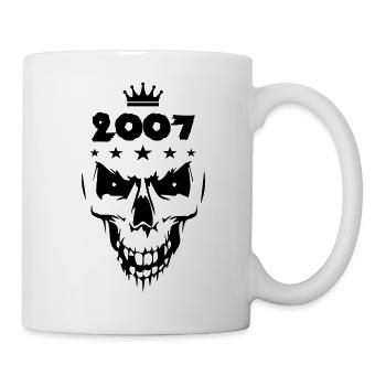 Crâne (2007) - Mug blanc - blanc - Droite