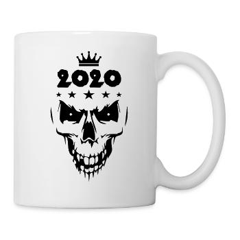 2020 Totenkopf - Tasse - Weiß - Rechts