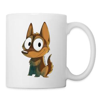 Kelpie chocolate and fire - Mug - white - Right