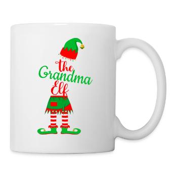 Christmas Grandma Elf - Mug - white - Right