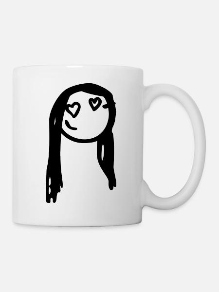 Love woman - Mug blanc - blanc