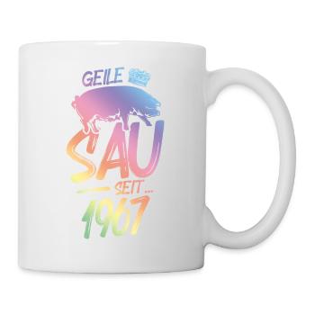 1967 Geile Sau - Tasse - Weiß - Rechts