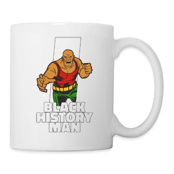 black history month roots superhero gift - Mug - white - Right