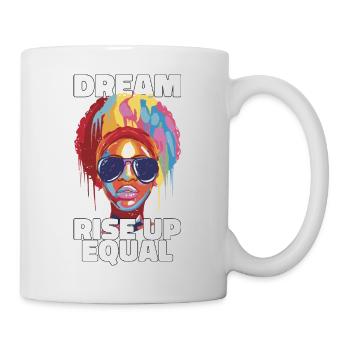 black history month Afro American Gift - Mug - white - Right