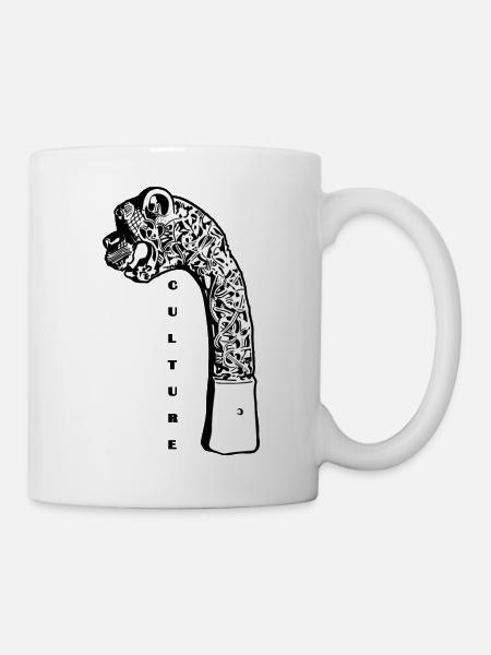 rundes Zepter CULTURE - Tasse - Weiß