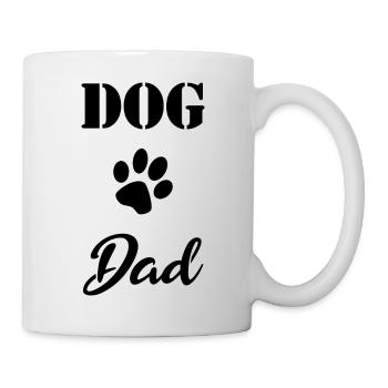 Dog Dad Gift black - Mug - white - Right