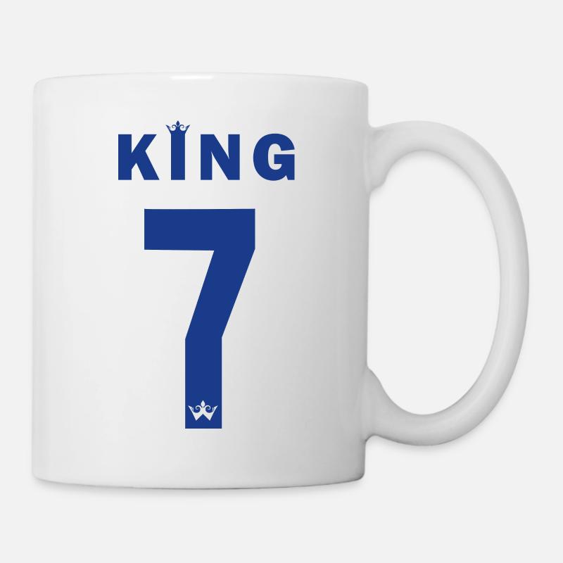 König 7 - Tasse - Weiß