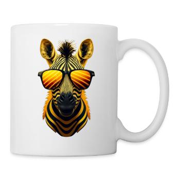Zèbre 2 - Mug blanc - blanc - Droite