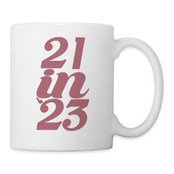 Geschenk zum 21. Geburtstag 21 Jahre alte Männer & Frauen - Tasse - Weiß - Rechts