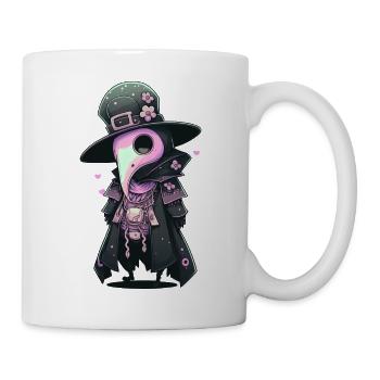 Plague Doctor with Hearts - Mug - white - Right