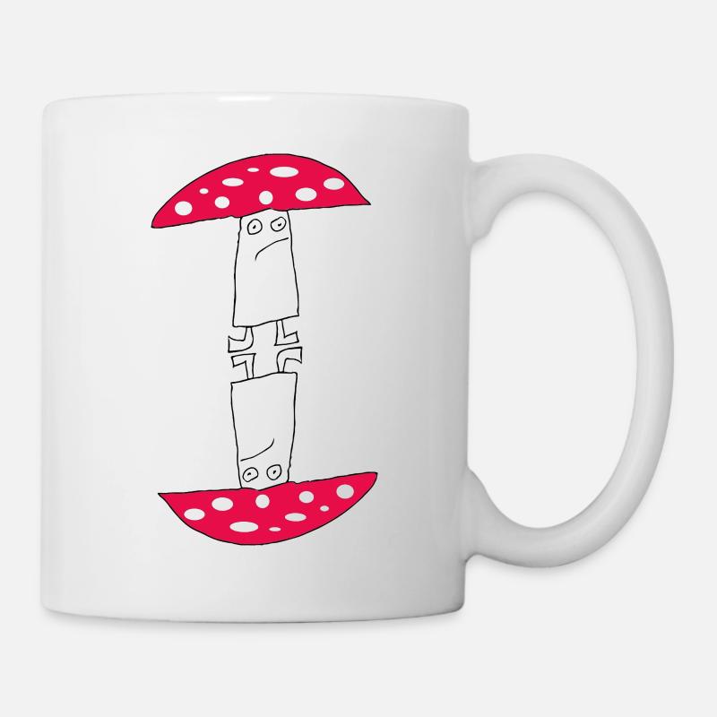 Pilzmenschen - Tasse - Weiß