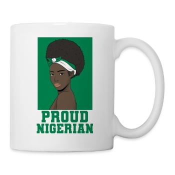 Nigeria Nigerian Africa Flag Pride I Gift - Mug - white - Right
