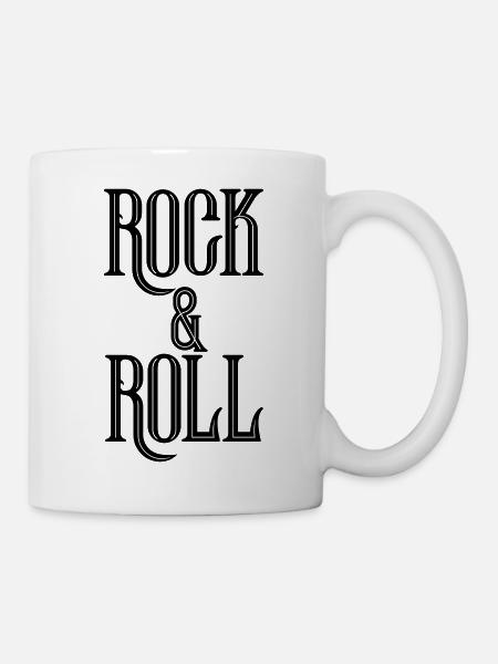Rock & Roll - Tasse - Weiß