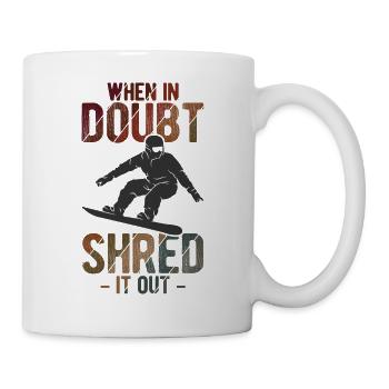 Snowboard Spruch für Snowboarder - Tasse - Weiß - Rechts