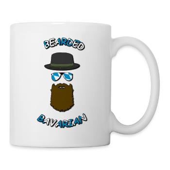 Bavarois barbu - Mug blanc - blanc - Droite