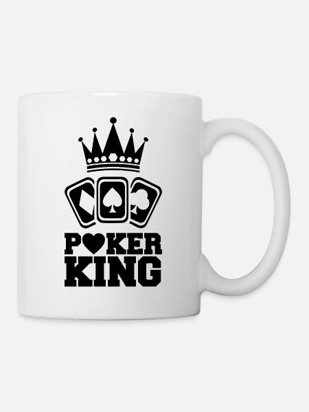 Poker King - Tasse - Weiß