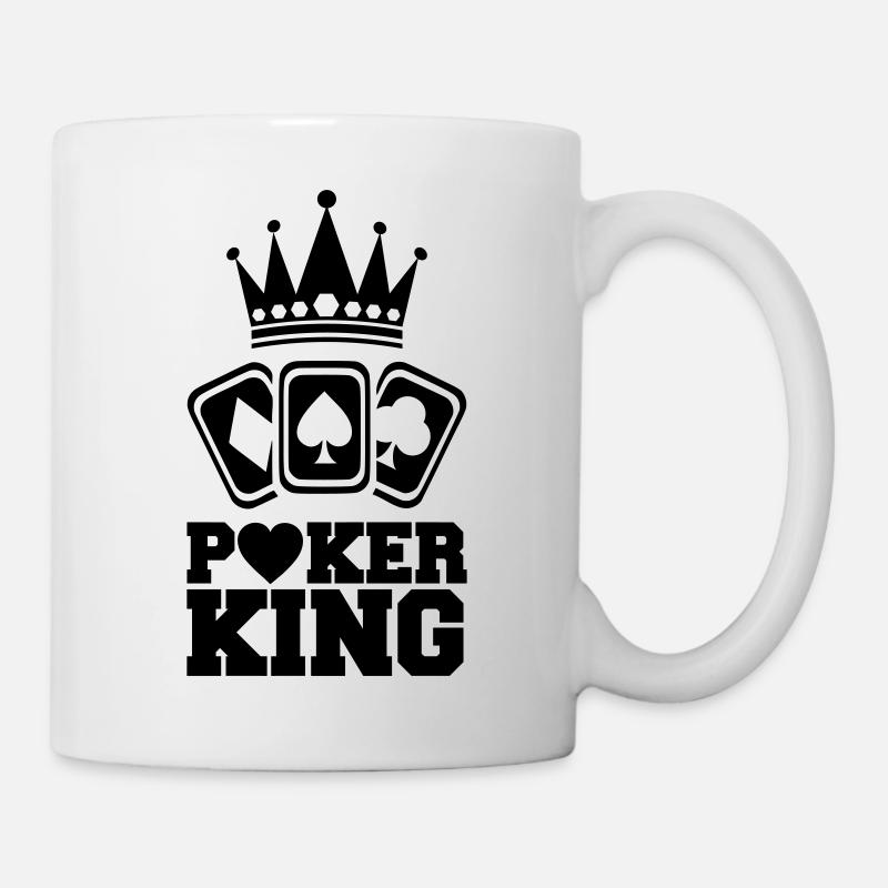 Poker King - Tasse - Weiß