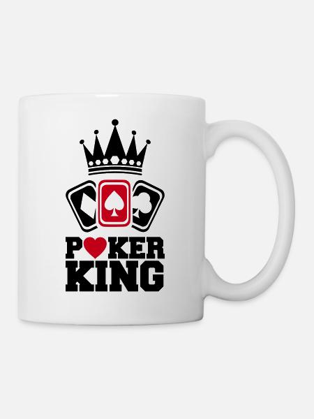 Poker King - Tasse - Weiß