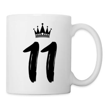 11 couronnes - Mug blanc - blanc - Droite