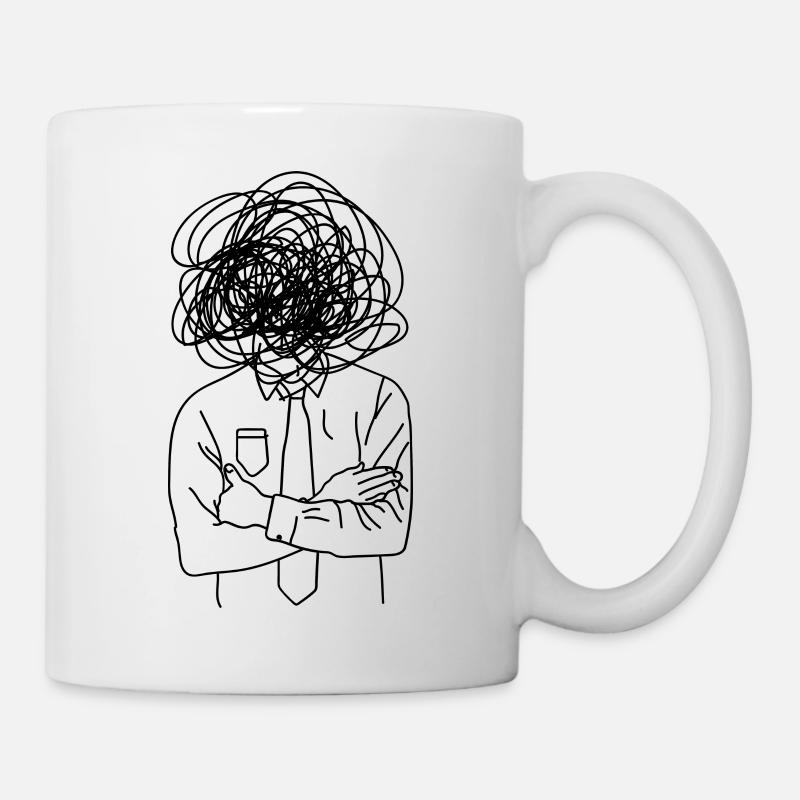 Durcheinander - Tasse - Weiß
