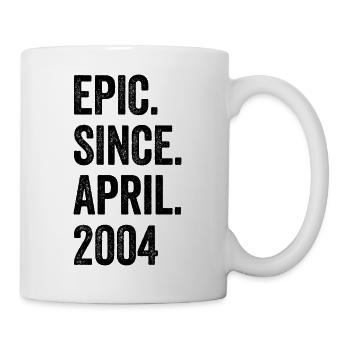 19 Years Epic Since April 2004 19th Birthday - Mug - white - Right