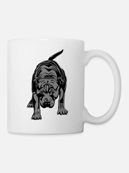 Pitbull - Tasse - Weiß
