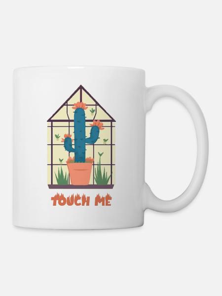 Berühre mich - Tasse - Weiß