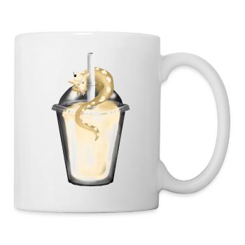 Milkshake avec dragon - Mug blanc - blanc - Droite