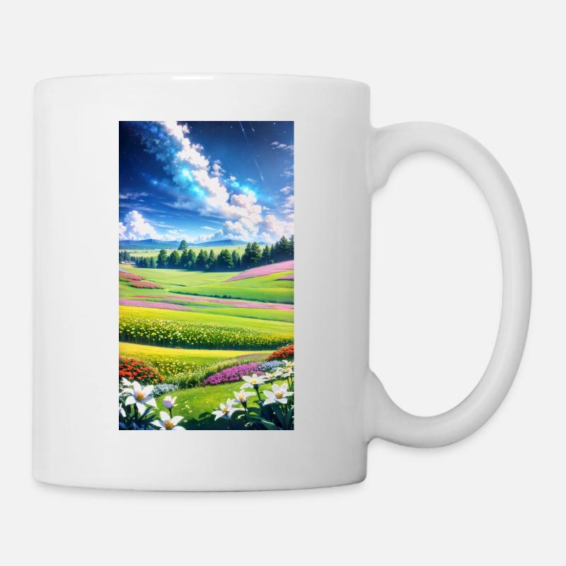 landscape, botanical, flora, climate, change - Tasse - Weiß
