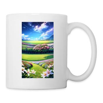 Landscape with 4 Areas, Generative AI - Mug - white - Right