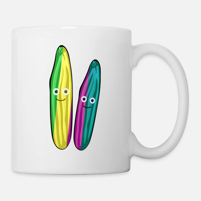 Concombre,Couple,Concombre,Concombre,Concombre,Couple - Mug blanc - blanc