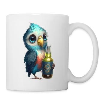 Perroquet doux à la bière - Mug blanc - blanc - Droite