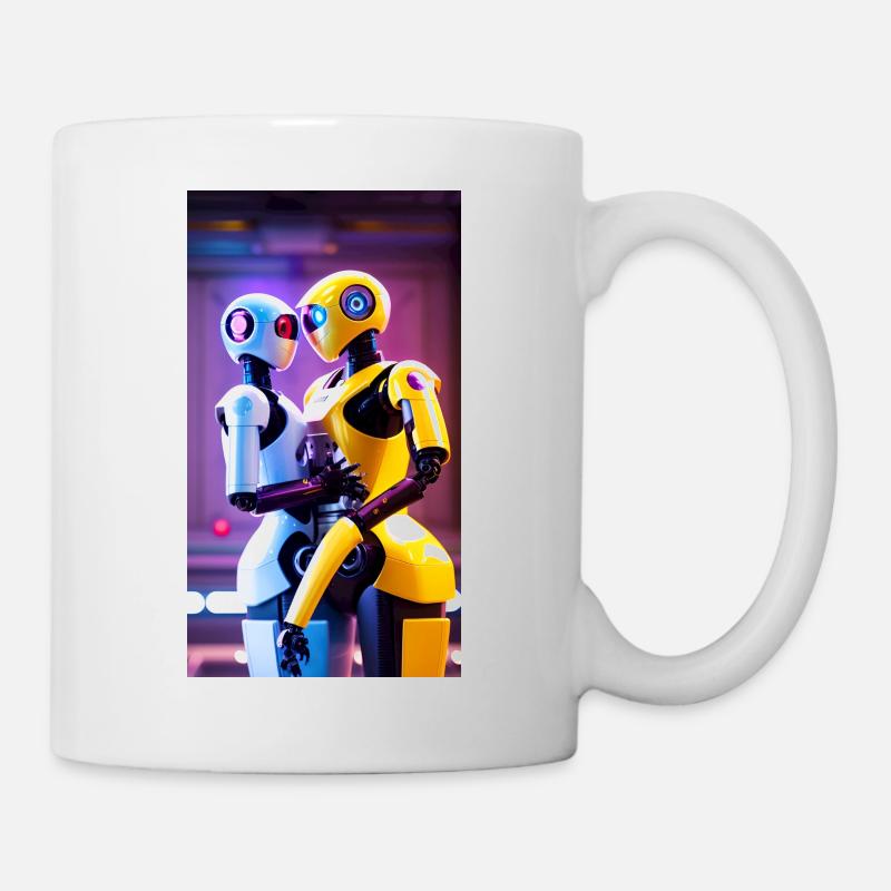 Cyber-amour - Mug blanc - blanc