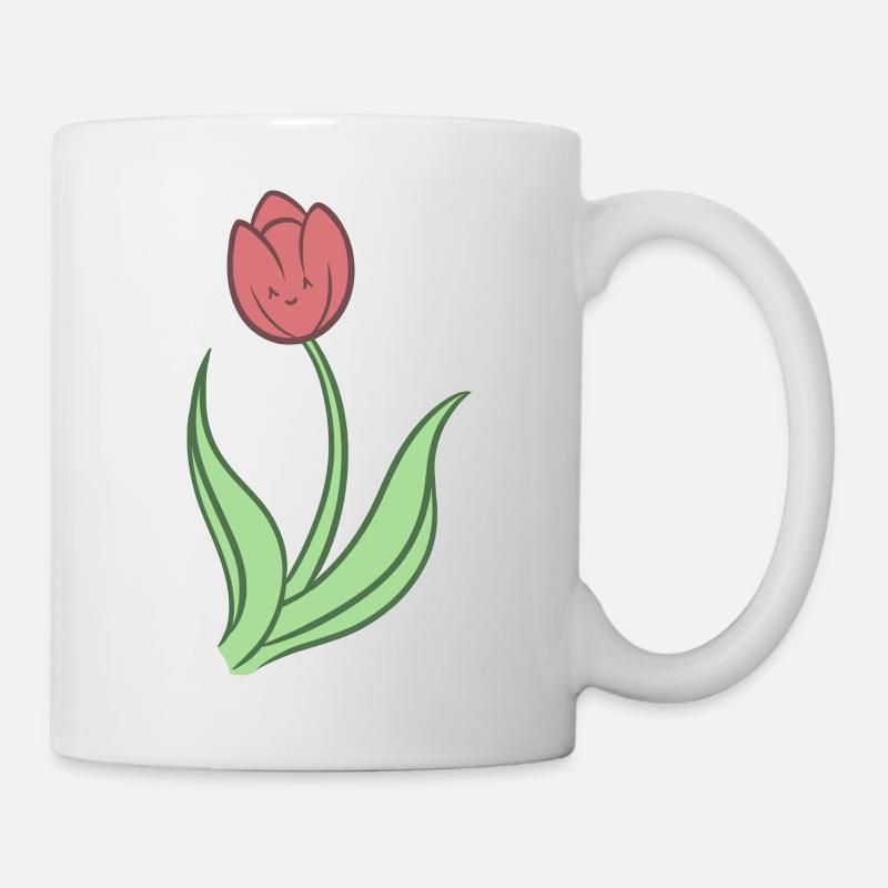 Tulipe douce - Mug blanc - blanc