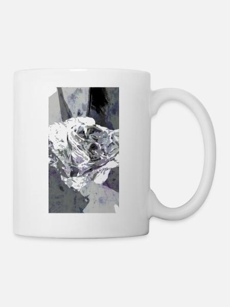 Dank lightX abstrakt - Tasse - Weiß